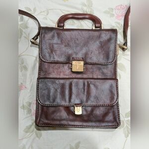 The Bridge brown leather crossbody bag